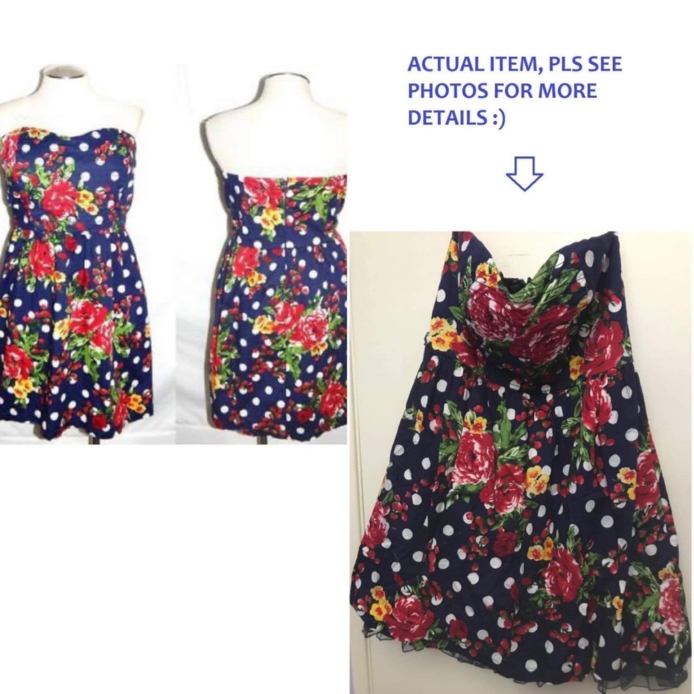 TORRID DRESS FLORAL POLKA DOT BEAUTIFUL